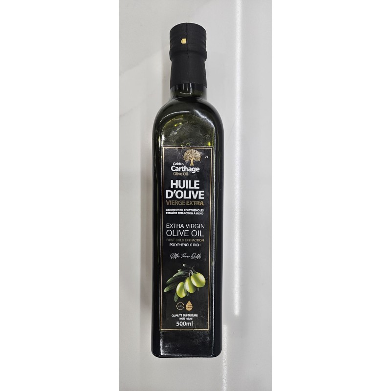 Huile d’olive extra vierge 500 ml – Acidité 0,14 %