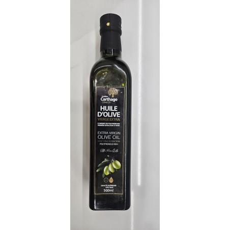 Huile d’olive extra vierge 500 ml – Acidité 0,14 %