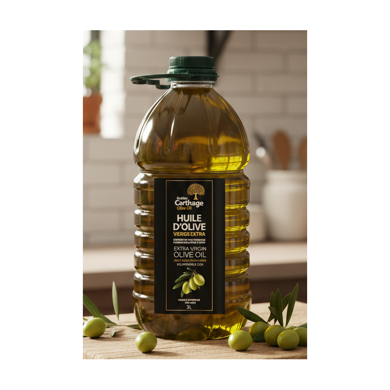 Huile d’olive extra vierge professionnelle – 3 L